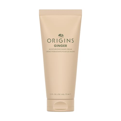 Origins Ginger Moisturizing Hand Cream | Hydrates & Softens Dry Skin | Hand Lotion With Plant-Derived Glycerin, Travel Size, 2.5 Fl Oz