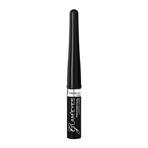 Rimmel Glam Eyes Liquid Liner in Black Glamour 3.5ml