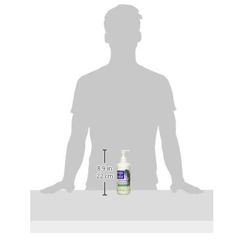 Kiss My Face Anti-Stress Woodland Pine & Ginseng Shower Gel - Rejuvenate Your Mood With Ginseng & Woodland Pine - Antioxidant Blend of Olive Oil, Aloe & Vitamin E - 16 fl oz Bottle