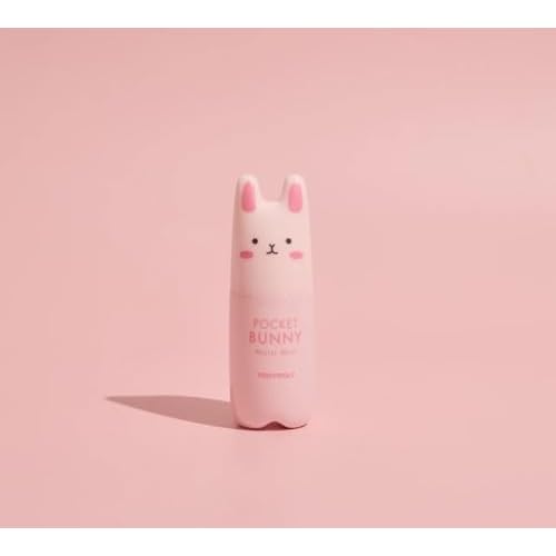 TONYMOLY Green Tea SPF 50 Sunscreen with Pocket Bunny Facial Mist, Lightweight Korean Sunscreen for Face with Hydrating Facial Mist Moisturizer Spray
