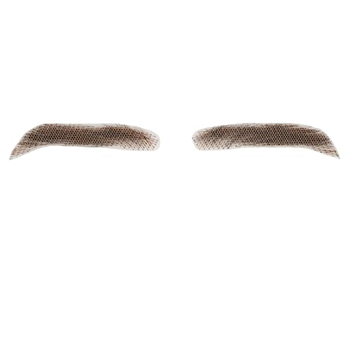 Human Hair Lace Based False Eyebrow for Men One Pair of Brown Fake Eyebrows£¨Brown£©