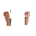 NYX Butter Gloss Brown Sugar Non-Sticky Lip Gloss Brownie Drip (Deep Brown) and Caramelt (Medium Brown)