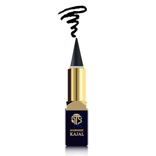 Tatsat Ayurvedic Herbal Kajal Eyeliner - Deep Black Natural Eye Care