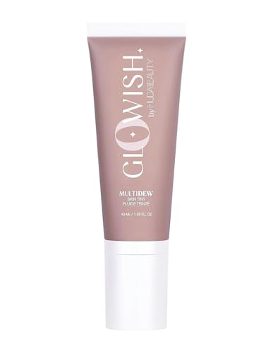 HUDA BEAUTY GloWish Multidew Vegan Skin Tint Foundation Shade 11 Deep
