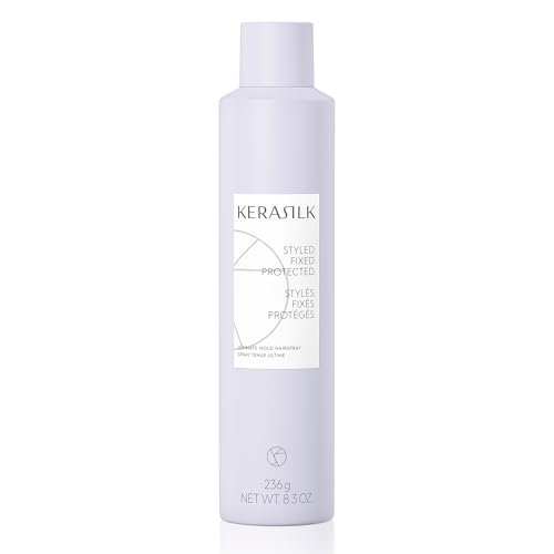 Kerasilk Ultimate Hold Hairspray for Ultra-Strong Hold & Shine, Vegan and Sulfate-Free, 300 ml