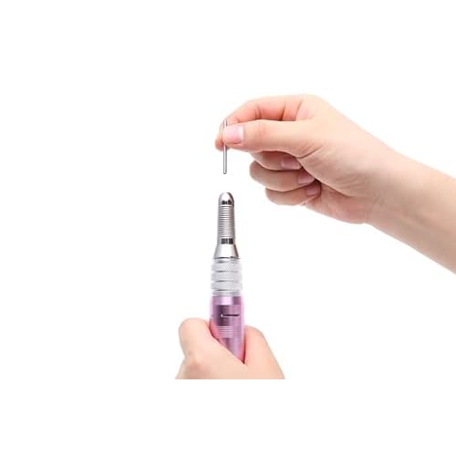 Delanie Handpiece for Delanie Professional Nail Drill Electric Nail File, 35000 RPM Replacement Hand Piece, Purple