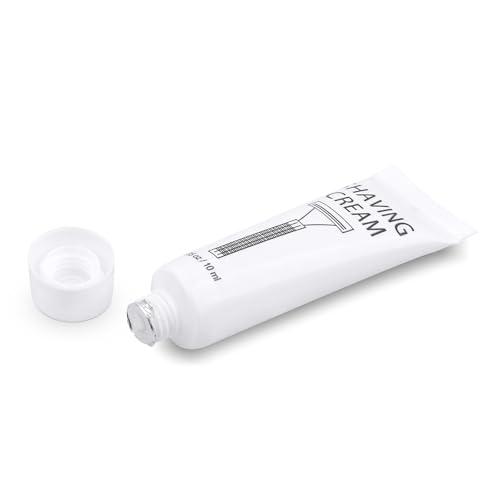 Pack of 20 Disposable Shaving Cream Bulk, Individually Wrapped, 10g/0.35 oz, Travel Size Hotel Toiletries Amenities