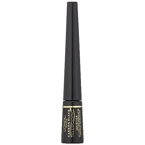 L'Oreal Paris Telescopic Precision Liquid Eyeliner, Carbon Black, 0.08 Oz