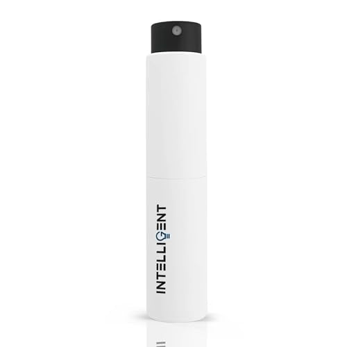 Intelligent 5mL Refillable Travel Size Fragrance Atomizer | Perfume and Cologne Spray Bottle (White)