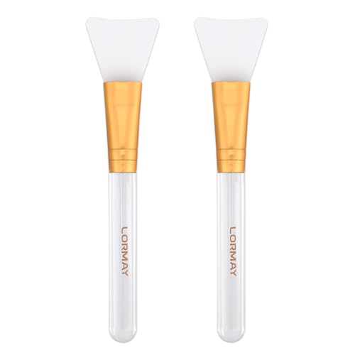 Silicone Jelly Mask Brush - 2 Pcs Facial Applicator Set