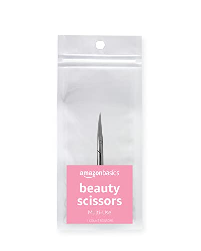 Curved Stainless Steel Beauty Scissors for Precision Grooming