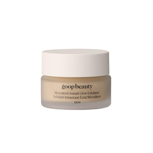 goop Beauty Microderm Exfoliator | Microdermabrasion Scrub to Smooth Textured Skin | Physical & Chemical Exfoliant | Micro-Exfoliating Minerals & Glycolic Acid | 0.5 fl oz