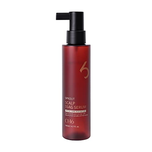 CH6 Red Serum for Hair Growth & Thinning Recovery 140ml - Anti-Aging & Strengthening