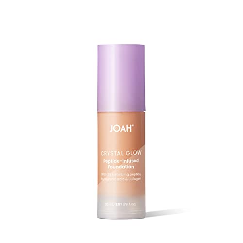 JOAH Crystal Glow Peptide Foundation - 2-in-1 Primer & Hydrating Liquid Makeup