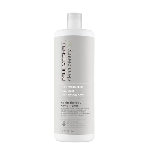 Paul Mitchell Clean Beauty Scalp Therapy Conditioner, Gently Conditions + Cools All Hair Types, Especially Dry, Oily + Sensitive Scalps
