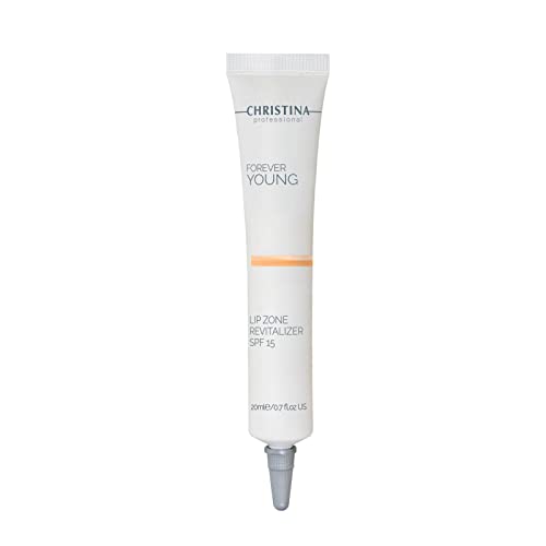 Christina Forever Young Lip Zone Peptide Sunscreen Balm SPF15 | Moisturizes, Nourishes, and Softens Lips | Fights Aging and Exfoliation | For Dry, Normal, Sensitive Skin 20ml