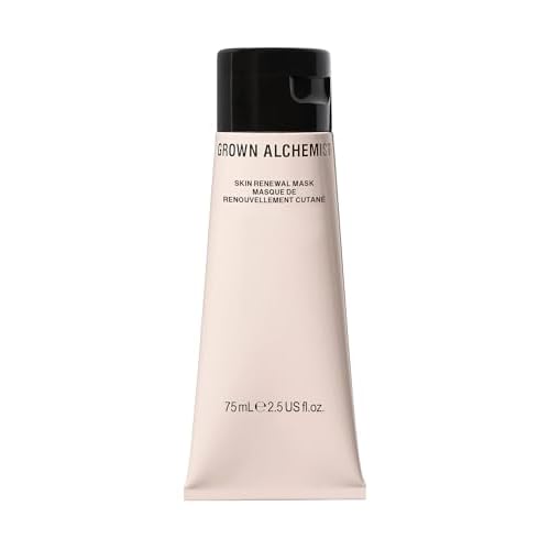 Grown Alchemist Skin Renewal Mask - Deep Cleansing Clay Mask for Face with All Natural Ingredients rich in Vitamins A, E & D - Facial Skin Care Product for Firmer, Smoother, & Toned Skin (75 ml)