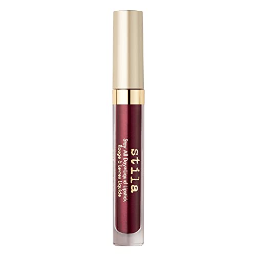 stila Stay All Day® Liquid Lipstick, Shimmering Metallic | Long-Lasting Color Wear, No Transfer | Hydrating, Lightweight with vitamin E & Avocado Oil for Soft Lips | 0.10 Fl. Oz., DaVita Shimmer