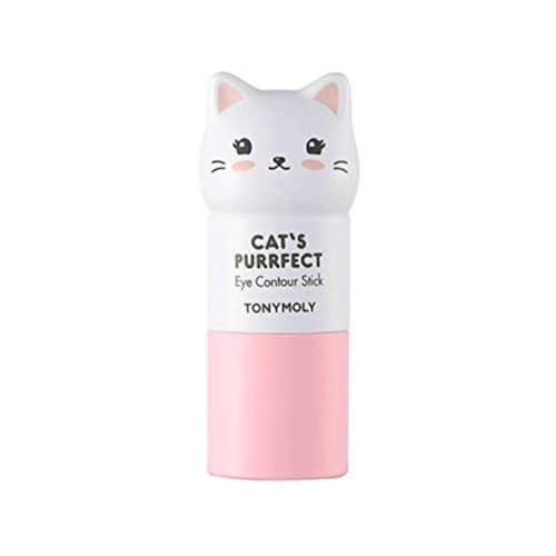 TONYMOLY Cat¡¯s Purrfect Eye Contour Stick ? Under Eye Primer & Illuminator for Dark Circles, Puffy Tired Eyes ? Pearlescent Brightening, 9g