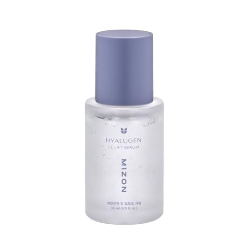MIZON Hyalugen Le Lift Serum with Hyaluronic Acid and Marine Collagen for Fine Lines Total Face Care Youthful Skin Refreshing Lifting Korean Skincare (1.01 oz)