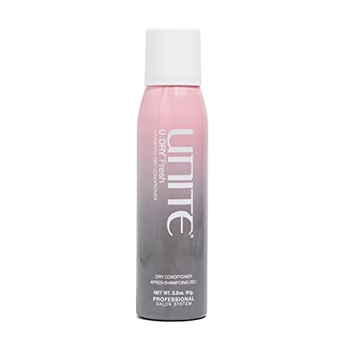 UNITE Hair ? U:DRY Fresh ? Waterless Dry Conditioner Spray to Restore Moisture, Soften & Smooth Between Washes ? UV & Thermal Protection ? 3.2 Oz