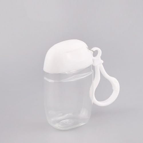 36 Pcs Flip Cap Bottle with Hook Refillable Travel Bottles Multi-function Empty Bottles Empty Hand Bottles Practical Small Bottles Leakproof Travel Bottles Keychain Hand Dispenser