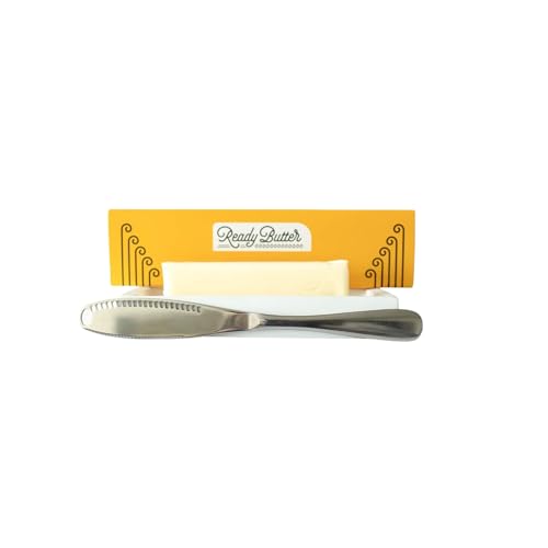 Ready Butter 3-in-1 Stainless Steel Butter Knife - Multi-Function Spreader & Curler