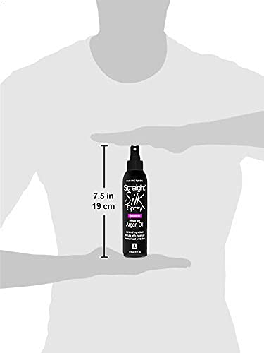 Straight Silk Spray with Moroccan Argan Oil - Heat Protectant 6oz