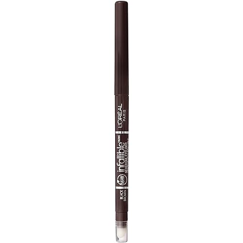 L'Oreal Paris Infallible Never Fail Mechanical Eyeliner Pencil Black Brown 1 Pack