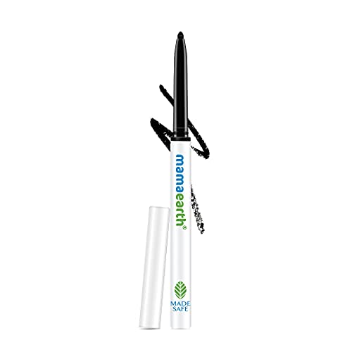 Mamaearth Charcoal Black Kajal with Vitamin C & Chamomile 0.35g