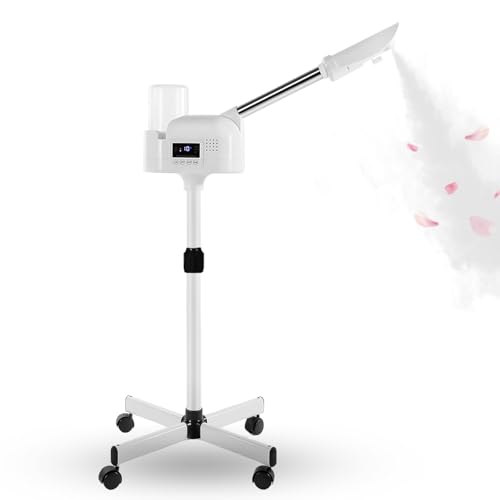 Professional Facial Steamer on Wheels with Touch Screen & Timer