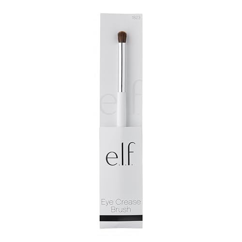 e.l.f. Eye Crease Brush, Domed Bristle Brush For Creating Bold Eye Definition, Blends & Contours, Great For Smudging Shadow, Vegan & Cruelty-Free (Pack of 2)