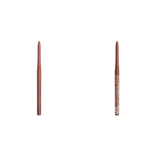 NYX PROFESSIONAL MAKEUP Jumbo Eye Pencil Blendable Eyeshadow Stick & Eyeliner Pencil Bundle - Frappe (Chocolate Brown) & French Fries