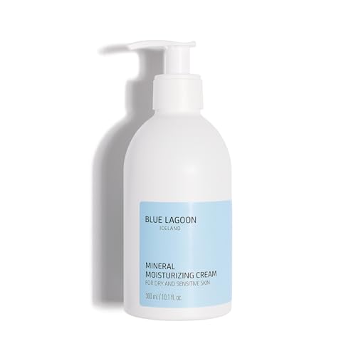 Blue Lagoon Skincare Mineral Moisturizing Cream ? Psoriasis Cream & Psoriasis Treatment for Skin ? Hydrates Dry Skin, Lightweight, Fragrance-Free, 300ML