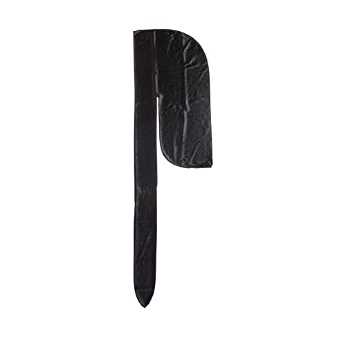 RED by Kiss Bow Wow Silky Durag - Long Tail Compression Doo Rag (Black)