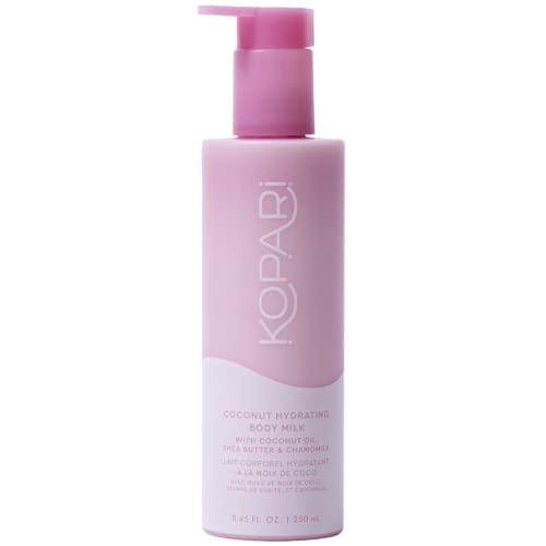 Kopari Vegan Hydrating Body Milk Lotion - Shea Butter, Chamomile, Cruelty-Free, Quick Absorb, Organic Coconut