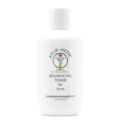 Ayur-Medic Resurfacing Toner ? Gentle Facial Exfoliator That Hydrates Skin and Promotes a Fresh, Radiant Complexion, 8 oz