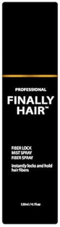 Finally Hair Fiber Lock Strong Hold Spray for Hair Fibers 120ml