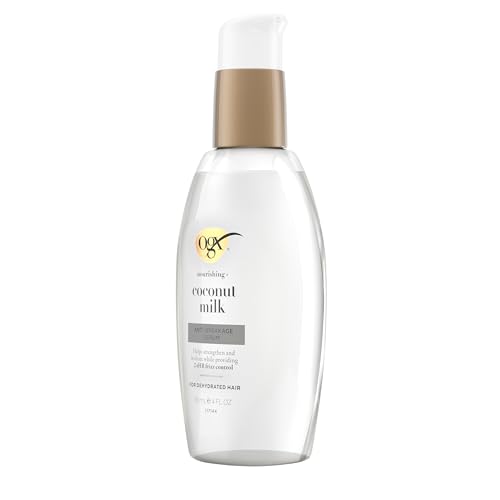 OGX Coconut Milk Anti-Breakage Hair Serum, 4 Fl Oz