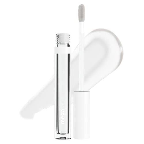 NYX PROFESSIONAL MAKEUP Butter Gloss, Non-Sticky Lip Gloss - Sugar Glass (Clear) & wet n wild Mega Slicks Lip Gloss | Long Lasting | Hyaluronic Acid | High Shine | Crystal Clear