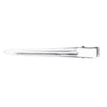 Diane Duck Bill Hair Clips, Silver, 24-pack