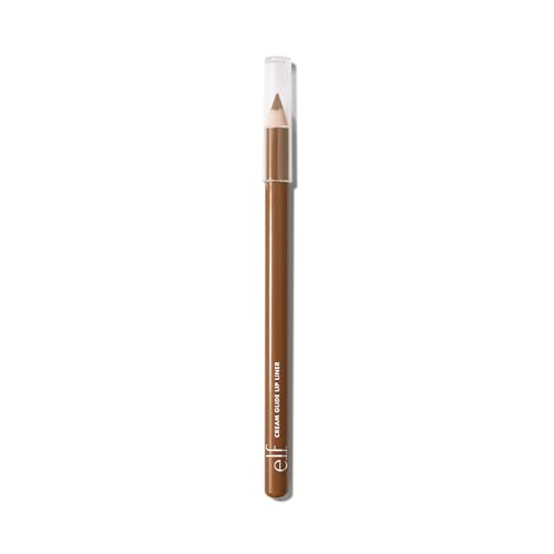 e.l.f. Cream Glide Lip Liner, Highly-Pigmented Pencil For Shaping & Sculpting Lips, Semi-Matte Finish, Vegan & Cruelty-Free, Spill The Tea