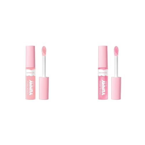 COVERGIRL Clean Fresh Yummy Gloss Lip Gloss 2 Pack - Sugar Poppy and Let's Get Fizzical
