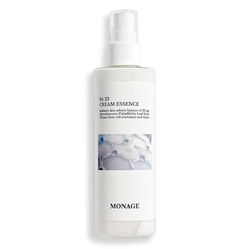 Re 22 Cream Essence ? Korean Skin Care All-in-One Hydrating Spray with Resurrection Plant & Sea Lettuce Stem Cells for Youthful, Balanced Skin ? Relaxing Gifts, 150ml / 5.07 fl. oz