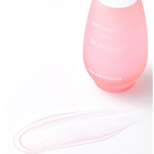 CHARMZONE Anti-Wrinkle Pink Oil-In Serum ? Hydrating & Firming Korean Skincare | Face Serum with Bulgarian Damask Rose & Plant-Based Oils for Soothing & Moisturizing Dry, Sensitive Skin (1.01 fl oz)