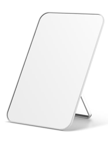 OMIRO 8x5 Portable Desk Makeup Mirror with Stand