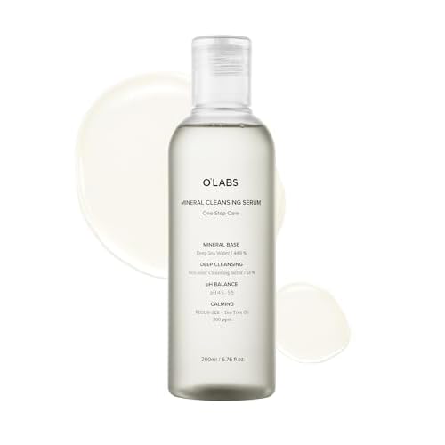 O'LABS Mineral Cleansing Serum 200ml / 6.76 fl.oz Gentle Facial Cleanser Korean Skincare with Dead Sea Minerals