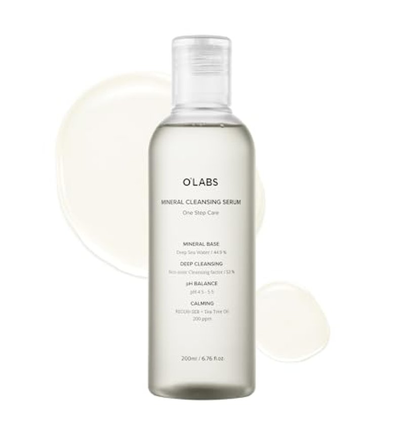 O'LABS Mineral Cleansing Serum 200ml - Gentle Facial Cleanser