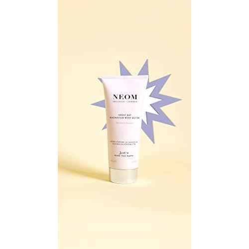 Neom- Great Day Magnesium Body Butter, 200ml | Mandarin & Wild Mint | Cream Moisturiser With Essential Oils | Nourish & Soften | Fresh & Zesty