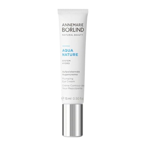 ANNEMARIE B?RLIND - AQUANATURE Plumping Eye Cream - Botanical Extracts for Wrinkles and Hydration - Moisturizing, Regenerating, Plumping - 0.50 Fl Oz